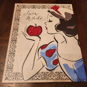 Artissimo Disney Princess Snow White 8x10 Wrapped Frame Canvas Wall Art
